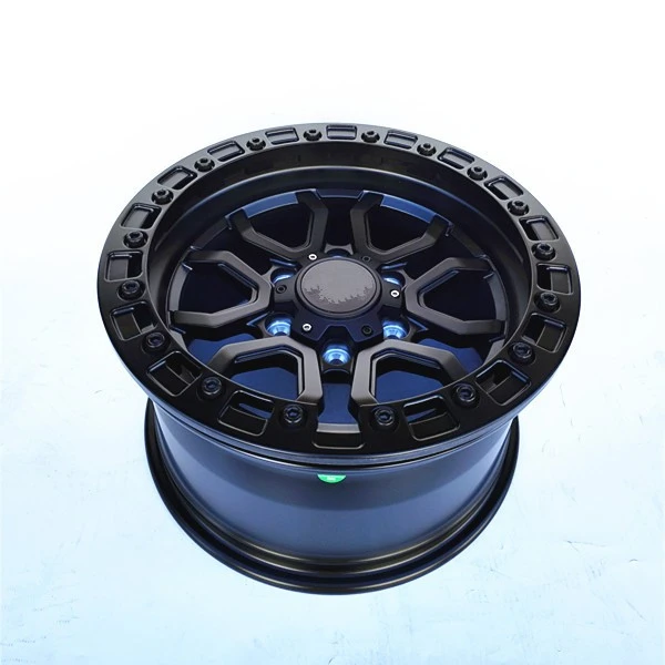 17 Aluminum Satin Black Beadlock Wheels For Ford