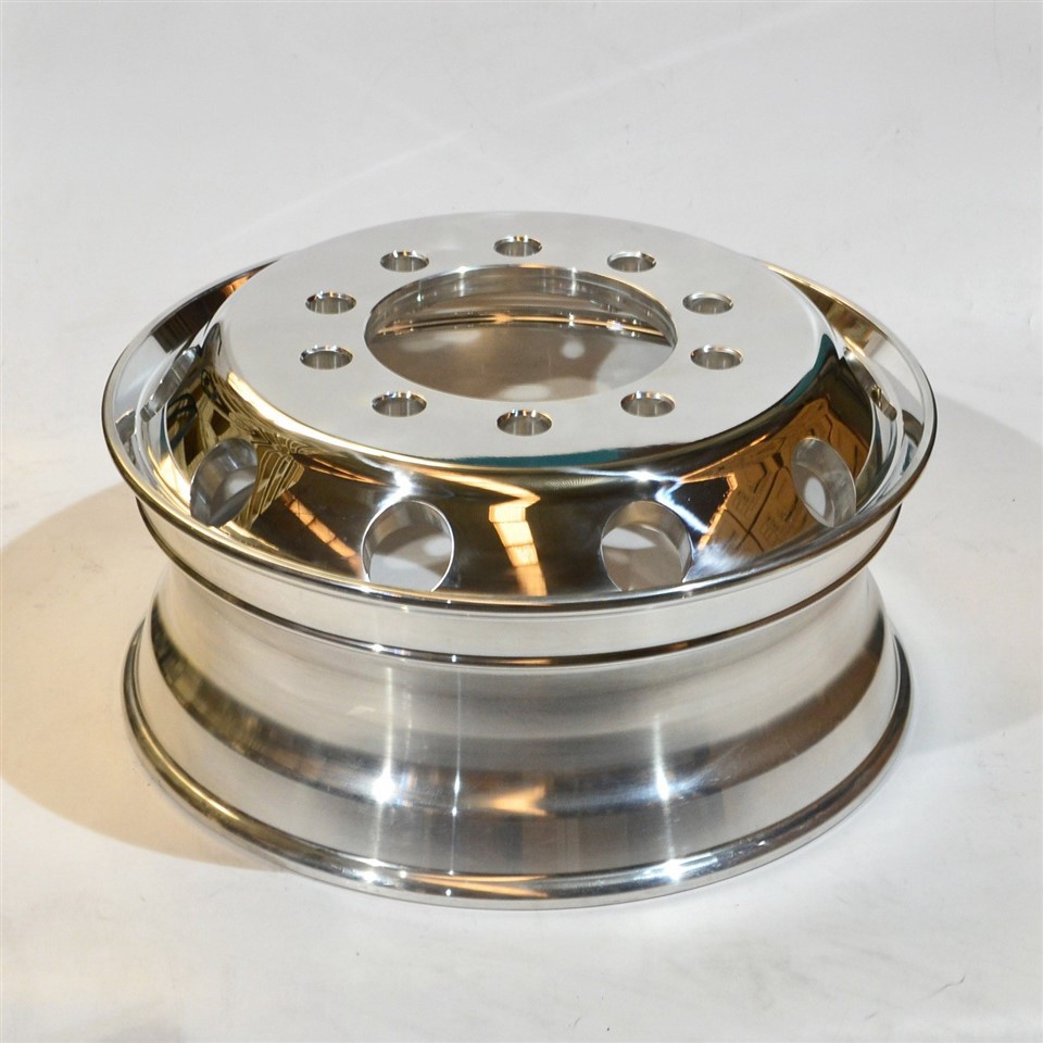 Commercial Truck Aluminum Alloy Rims With Polished And Unpolished Finishing Wheels