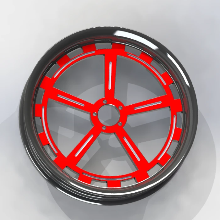 Custom The Great Wall Style Forged Motorcycle Rim